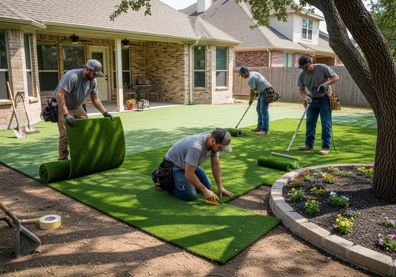 RGV Turf Installation Team