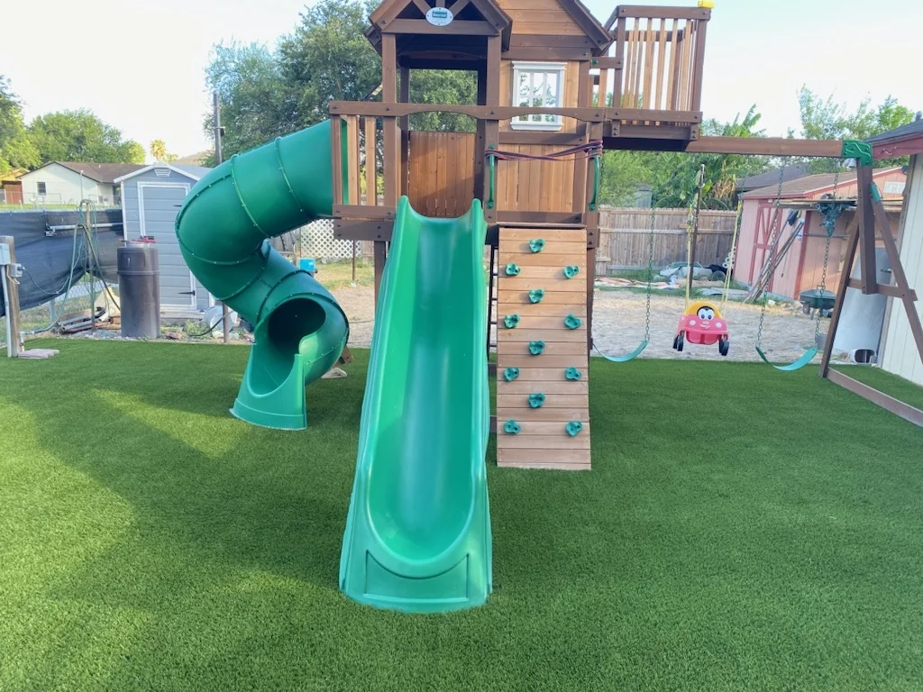 RGV Turf artificial grass installation in Edinburg, TX