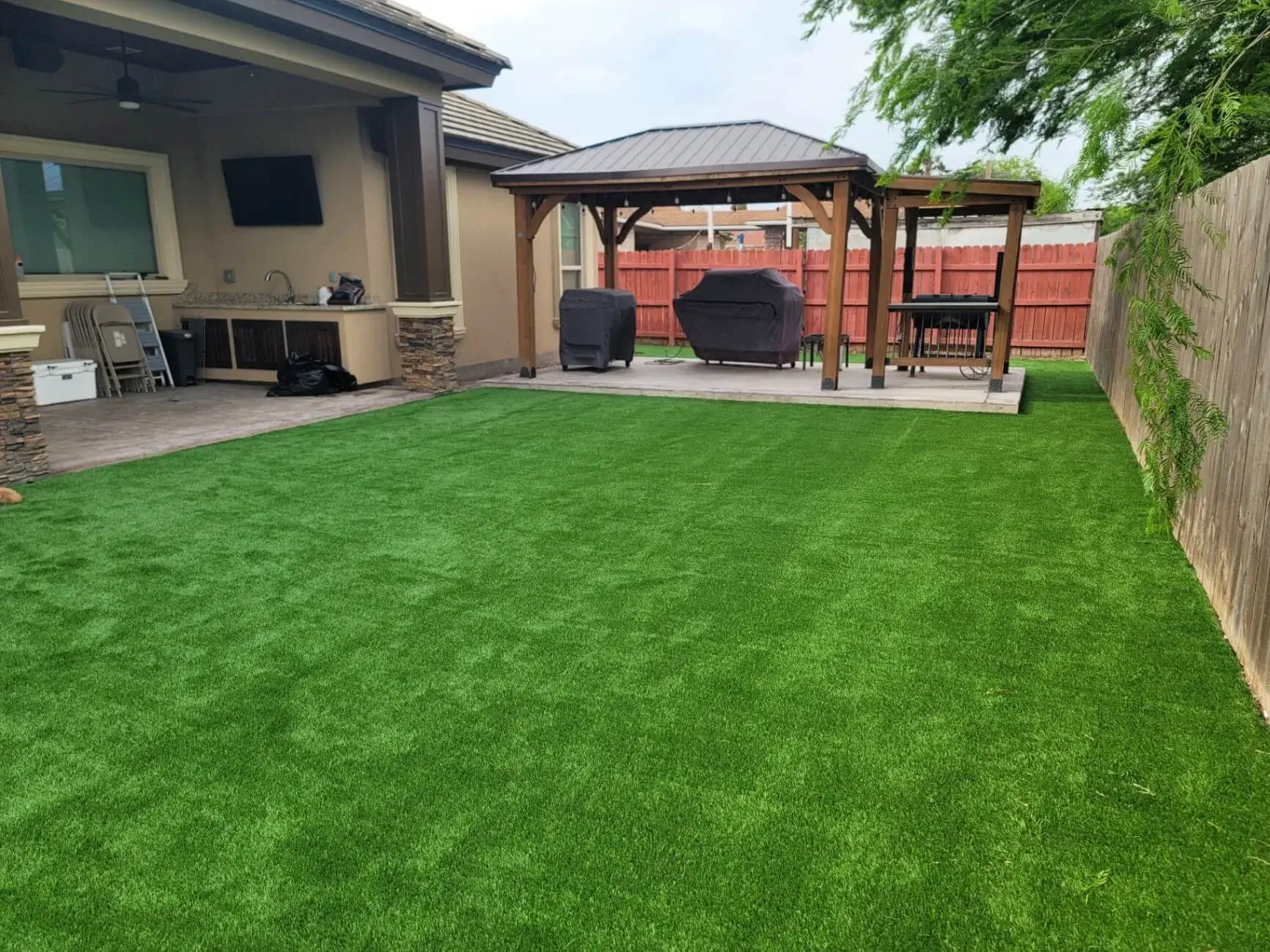 RGV Turf artificial grass installation in McAllen, TX