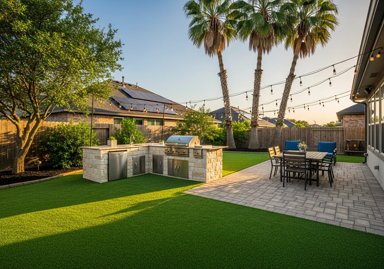 RGV Turf artificial grass installation in Brownsville, TX